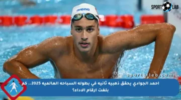 أحمد الجوادي يحقق ذهبية ثانية في بطولة السباحة العالمية 2025.. كم بلغت أرقام الأداء؟